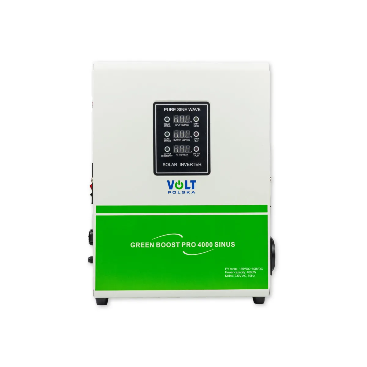 Solárny regulátor VOLT Green Boost Pro 4000 Sinus BYPASS na ohrev vody (160-500VDC)