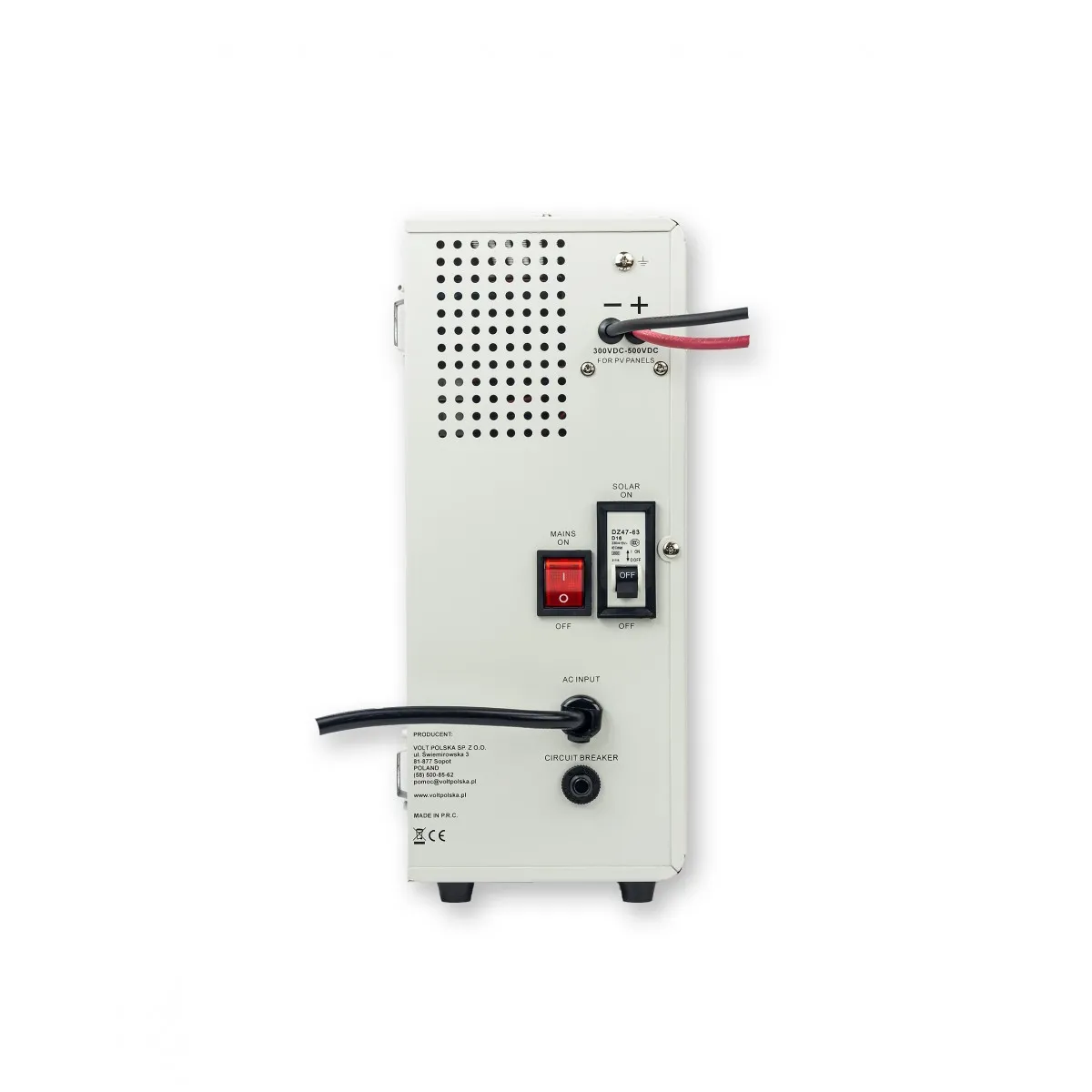 Solárny regulátor VOLT Green Boost Pro 4000 Sinus BYPASS na ohrev vody (160-500VDC)
