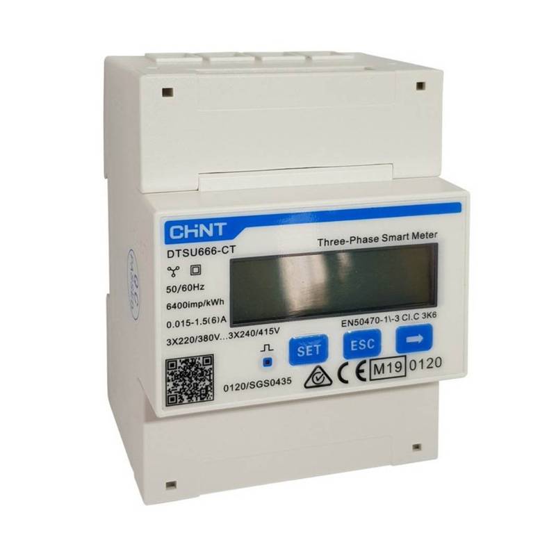 SolaX Power Merač a analyzátor výkonu Chint Smartmeter DTSU666-CT trojfázový pre Solax