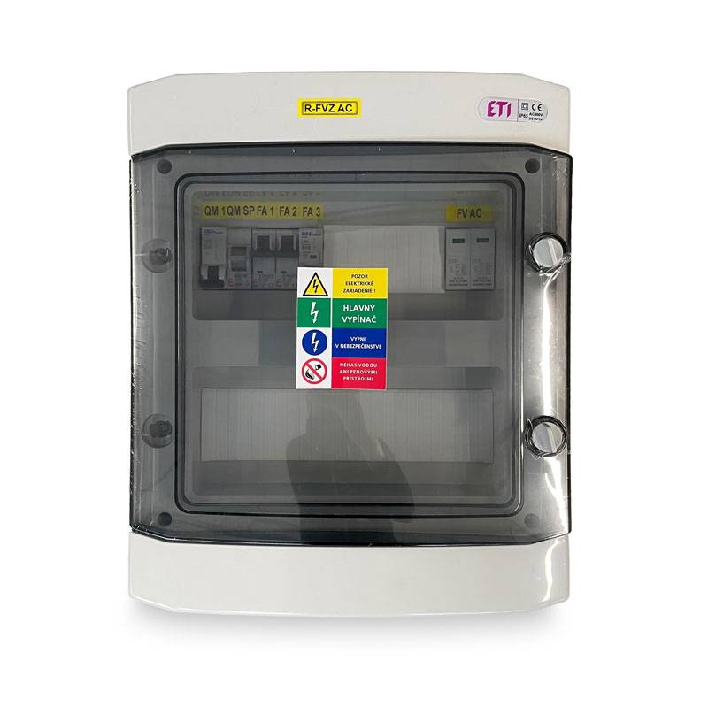 Ecoprodukt Predpripravený fotovoltický rozvádzač AC IP65 pre 1F systém Victron