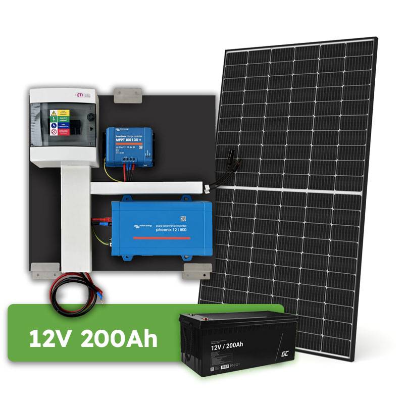 Predpripravený ostrovný systém Victron 12V 800VA 435Wp 200Ah