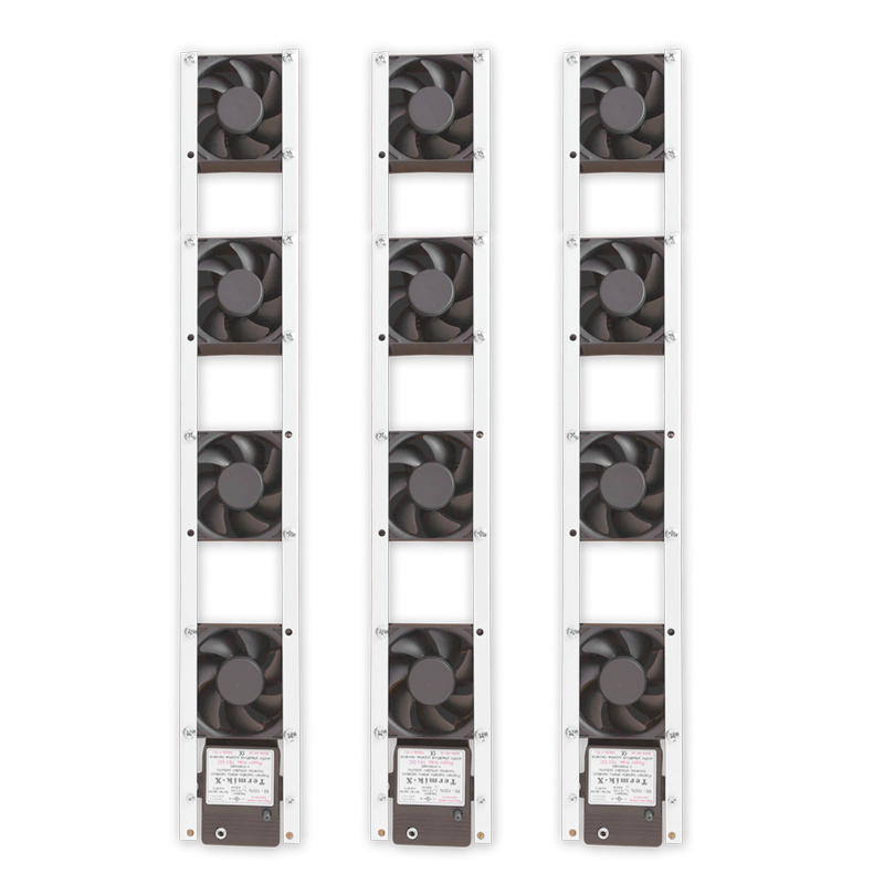 CEL Šumperk Sada 3x Ventilátor pod radiátor Termík 4 ventilátory