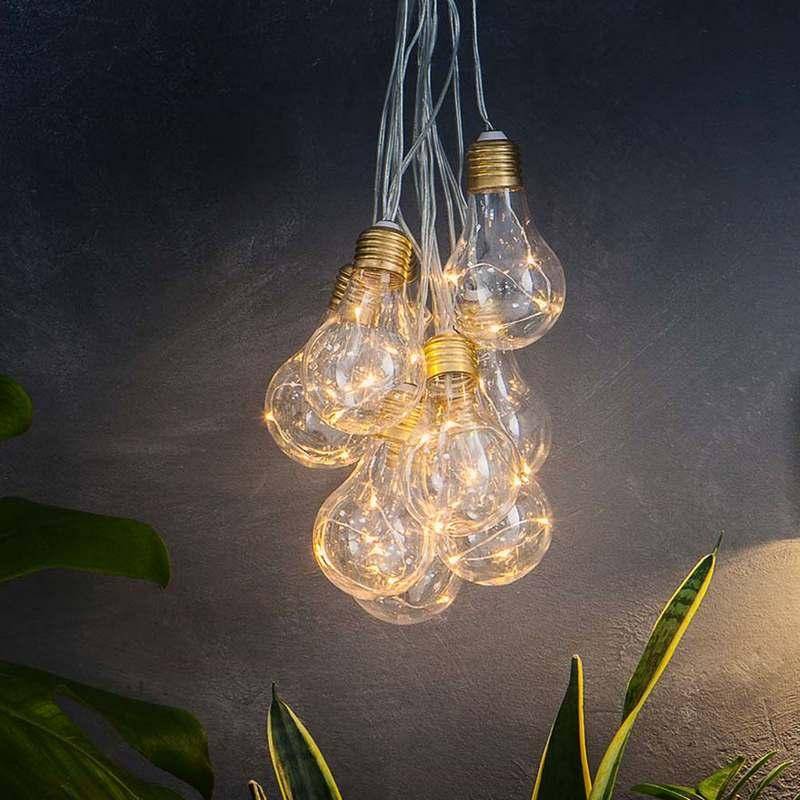 Solárna LED reťaz SolarCentre LVB20 Lumify Vintage s USB - 20 svetiel